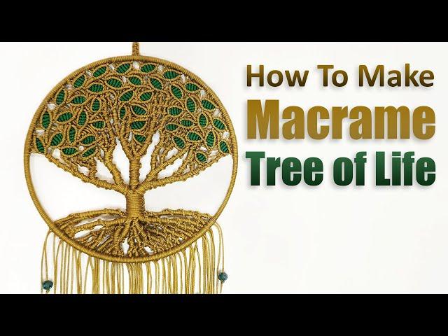 DIY Tutorial l How to Make Macrame Tree of Life