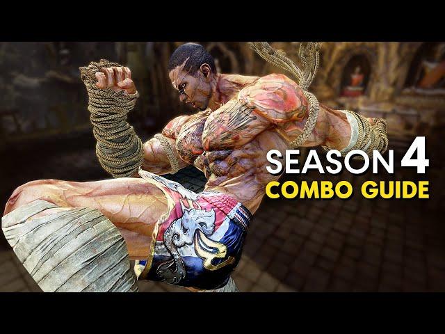 TEKKEN 7 | Fahkumram Combo Guide (Season 4)