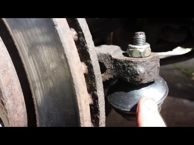 Ball Joint Rubber Boot/Dust Cover, Split MOT failure.   Cheap Easy Fix- How To