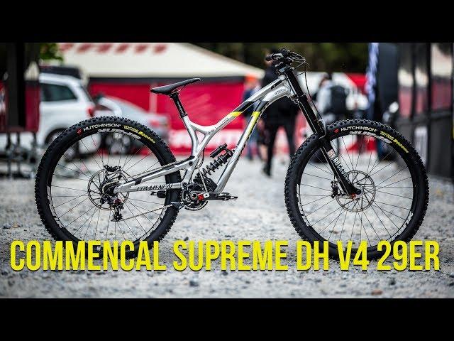 COMMENCAL'S 29er DH BIKE! George Brannigan's Supreme DH V4 29