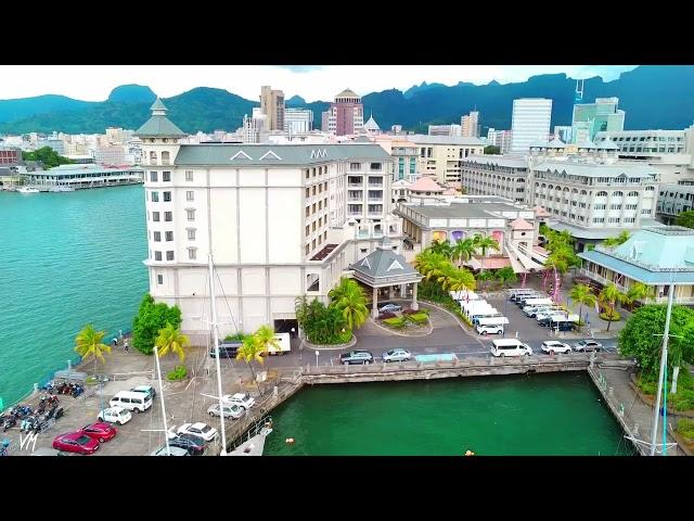 Mauritius - Port Louis, Caudan Waterfront - Drone Footage DJI Mavic 4K