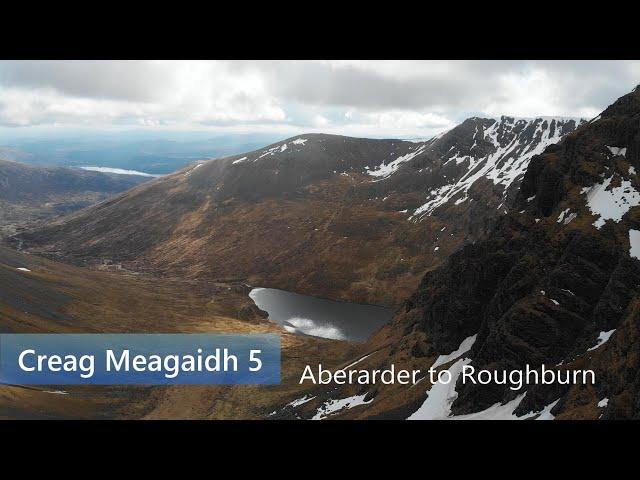 Creag Meagaidh 5 Munros route