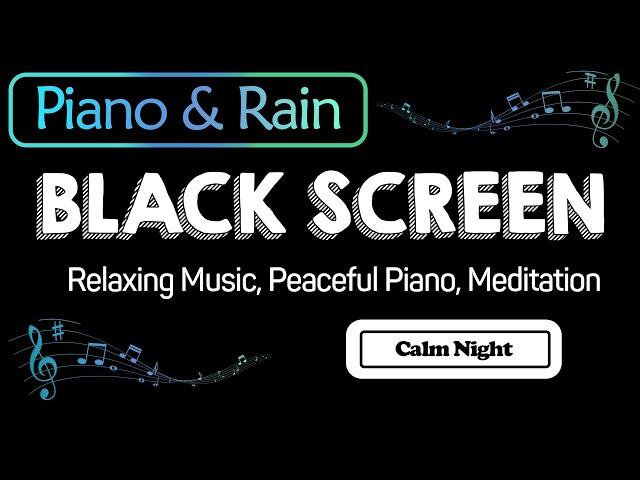 Relaxing Sleep Music with Rain Sounds - Relaxing Music, Peaceful Piano Music, Meditation Music!