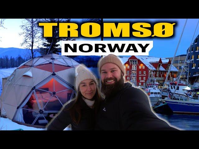 Tour of TROMSO, Norway!  Why you MUST VISIT the ARCTIC CAPITAL (Polar Night Season)