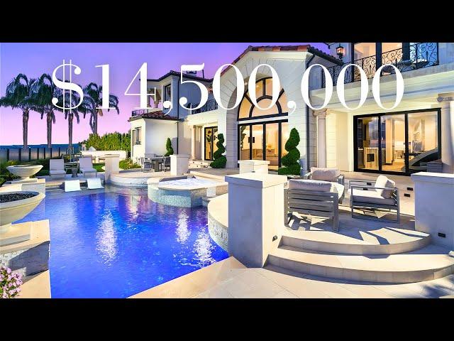 Exclusive $14,500,000 Custom MANSION Tour in Newport Coast, CA