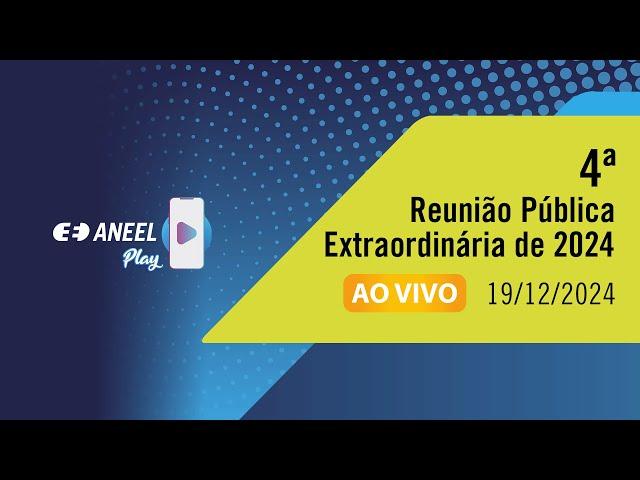 4ª REUNIÃO PÚBLICA EXTRAORDINÁRIA DA DIRETORIA DE 2024