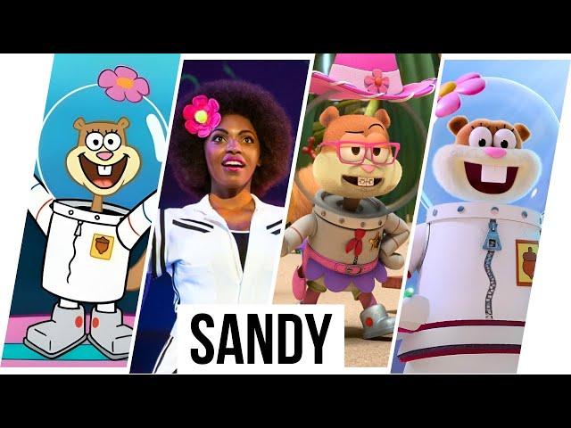 Sandy Cheeks Evolution in Movies & TV Shows (1999-2024)