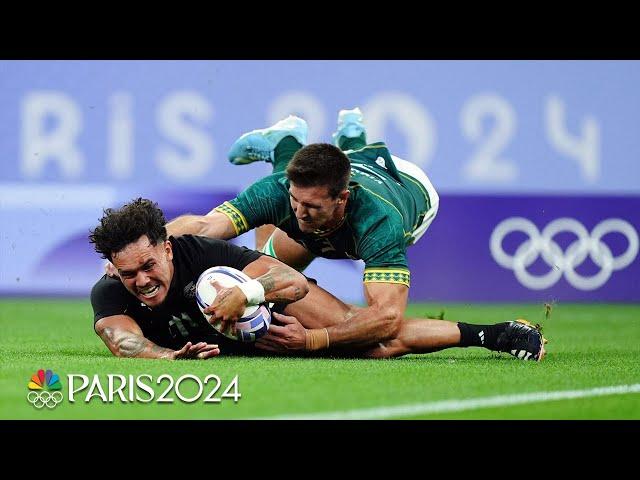 South Africa stifles New Zealand in men's rugby quarterfinal | Paris Olympics | NBC Sports