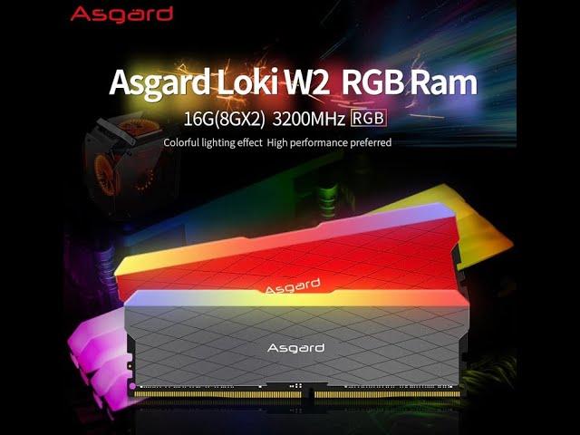 Memoria Ram Asgard 2X8GB (16GB) 3200mhz Infopek Com 3 Anos de Garantia.