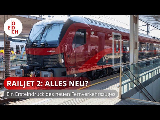 Komplett anders: Das ist der neue ÖBB-Railjet 2 - mit dem ihr ab sofort unterwegs sein könnt!