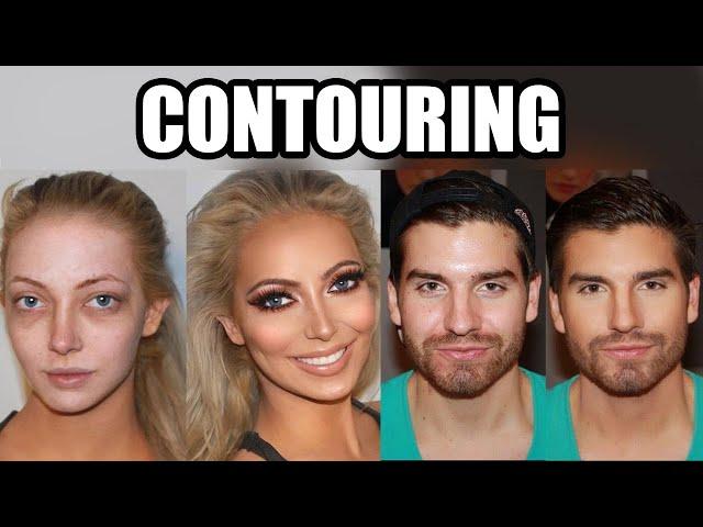 CONTOURING : ILS DEVIENNENT BEAUX GOSSES AVEC DU MAQUILLAGE, UNE TECHNIQUE INCROYABLE !!