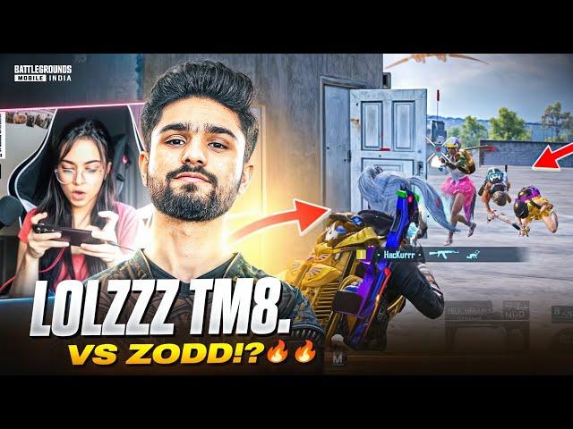 Lolzzz TM8’s Vs Zodd | Pro Girl Streamer vs Zodd in Top100 CONQUEROR LOBBY - 1v4 Clutches