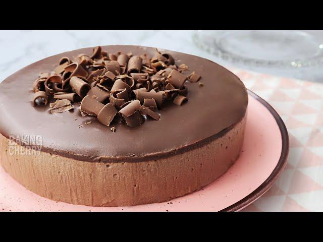 It Tastes Like Ice Cream! No-Bake, Quick & Easy Chocolate Mousse Cake