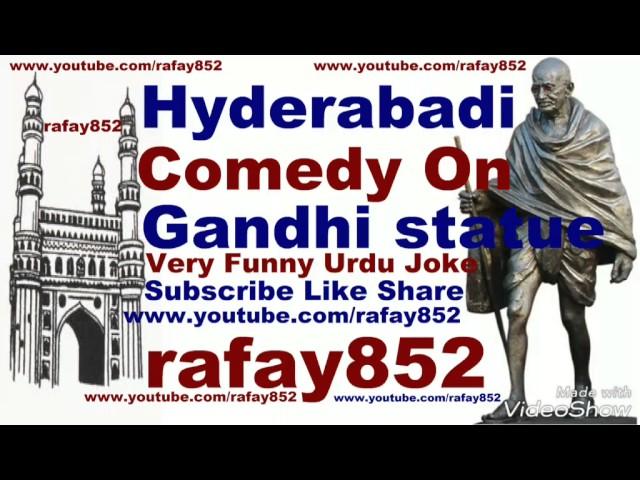 Funny Hyderabadi Urdu Comedy On Gandhi Statue | 1990's Hyderabadi Urdu Audio Comedy @rafay852