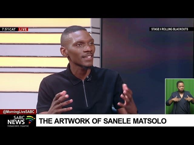 The artistic journey of visual artist Sanele Matsolo