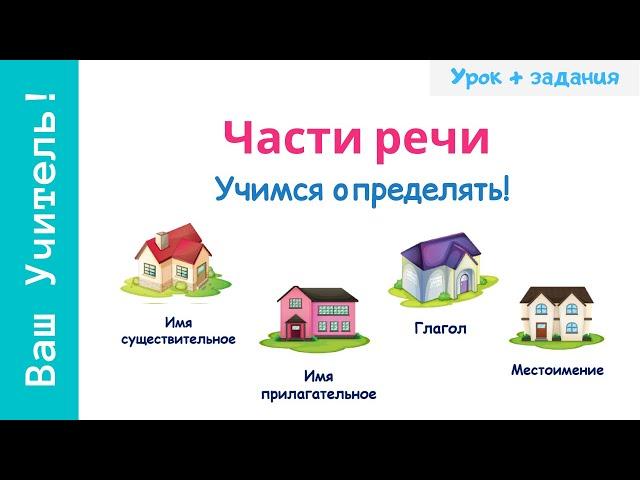 Части речи в русском языке. Как определить часть речи?