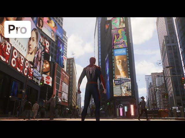 Spider Man 2 - PS5 PRO Free Roam Gameplay (Ray Tracing)