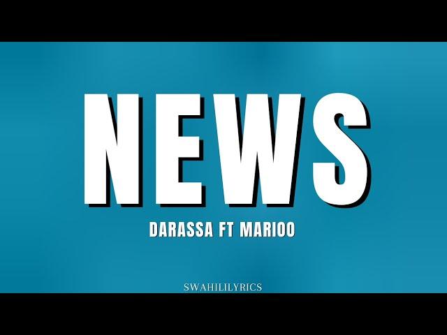 Darassa ft Marioo - News (lyrics)