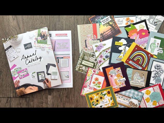  60+ Card Ideas & NEW Stampin' Up! Annual Catalog and Online Exclusives Deep Dive Tour & Unboxing