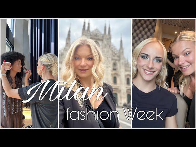 Vlog Mediolan // Fashion week// tutorial makijażu// pokazy mody zza kulis