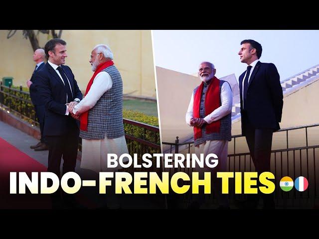 PM Modi & President Macron's memorable visit to iconic Jantar Mantar in Jaipur