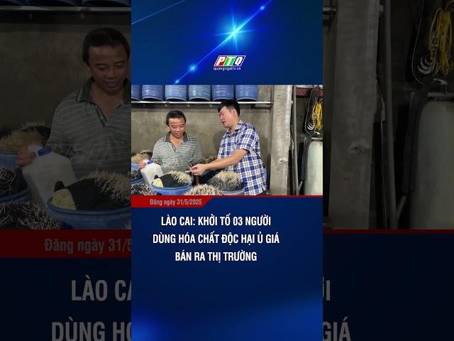 Lào Cai: Khởi tố 03 người dùng hóa chất độc hại ủ giá bán ra thị trường
