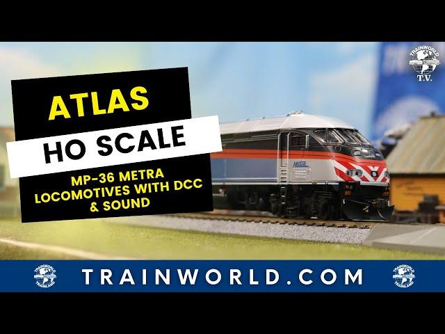 Atlas HO Scale MP-36 Metra Locomotives