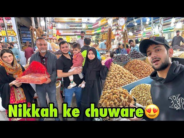 Nikkah ke liye chuware leliye  | kal se shadi start | suits abhi tak ready nhi hoi