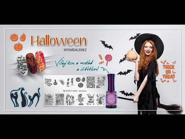 Halloween nyomdalemez| Perfect Nails