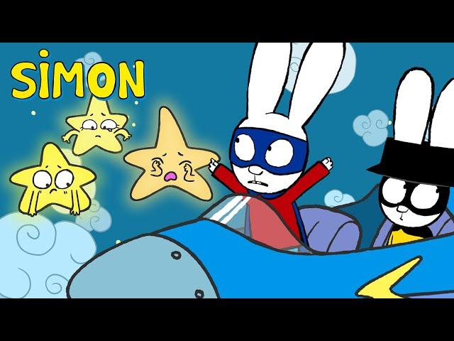 Finding the Missing Moon | Simon | Full episodes Compilation 30min S4 | Cartoons for Kids