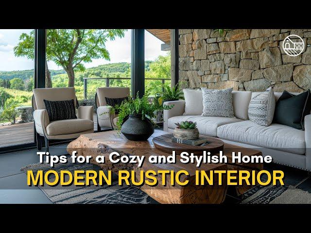 Cozy Meets Chic : The Ultimate Guide to Modern Rustic Interiors