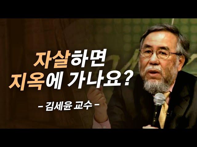 자살에 관한 성경적 관점, 세계적인 신약학자가 정확히 대답해드립니다 | 김세윤 교수