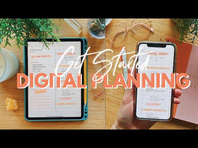 How to Use Your iPad As a Planner | Digital Planning For Beginners | + Free Planner