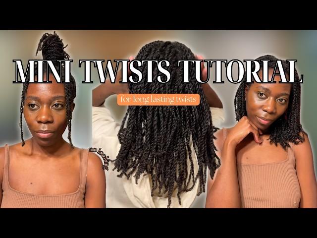 Mini Twists On Fine Blow Dried Hair