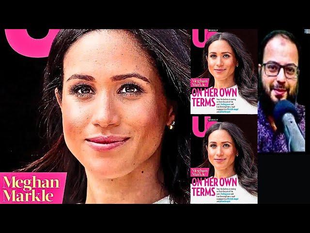 ENTIRE Face Is FAKE! Meghan's FAKE Photo on Us Weekly Magazine EXPOSED her UGLY Surgeries!