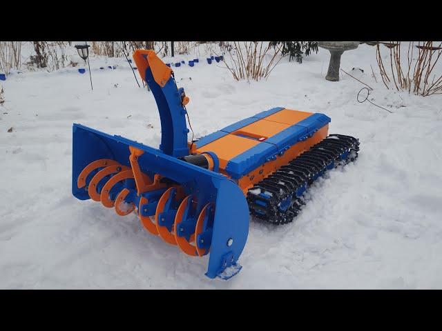 Spyker Workshop - 3D Printed Snow Cat (2X-KAT) + Snow Blower (2X-Blower)