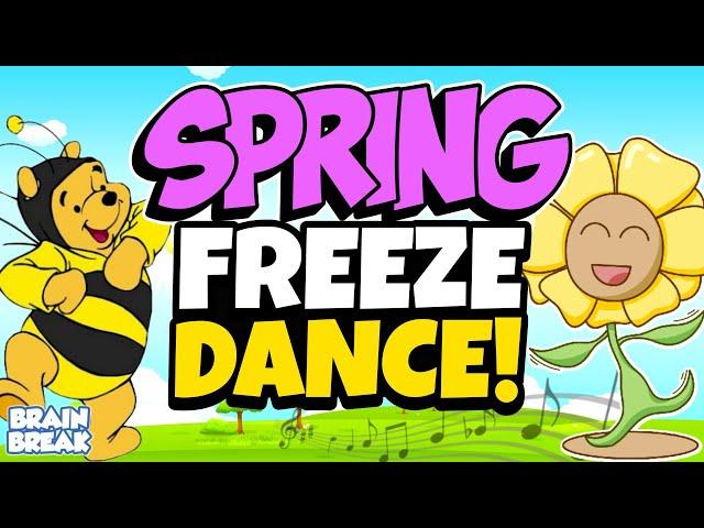 Spring Freeze Dance | Brain Break | Just Dance | GoNoodle Inspired