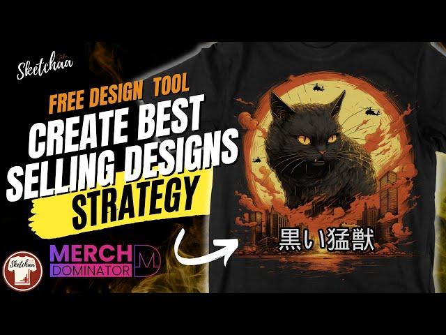 Print on demand Tutorial | How to design Best Selling T-shirts with Free Tool