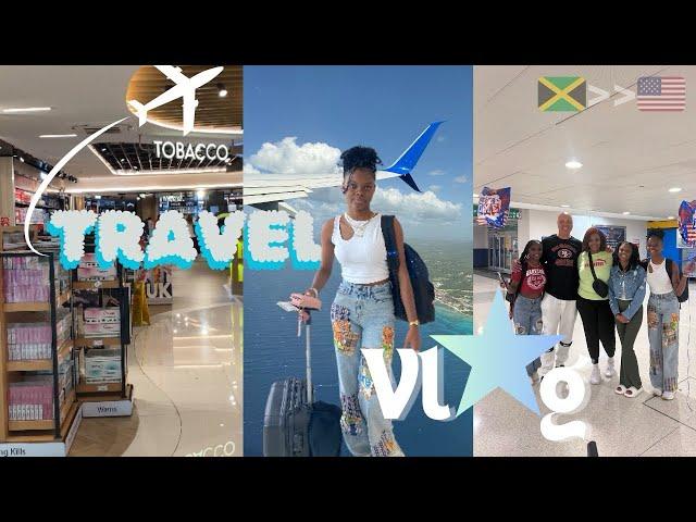 MIGRATING FROM JAMAICA TO THE USA️TRAVEL VLOG//LEAVING PARTY//PACK WITH ME