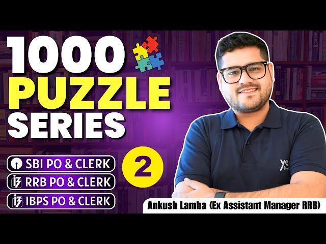  Puzzle Class - 1000 Puzzle Series 2025 | All Bank Exams 2025 | Reasoning by Ankush Lamba