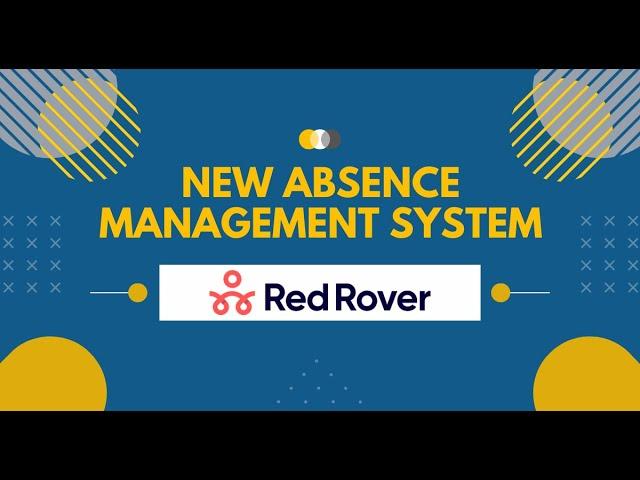 TUTORIAL: Red Rover for Absence and Substitute Management