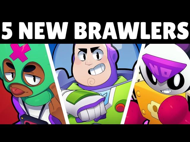 5 NEW BRAWLERS! Buzz Lightyear (3x) + Meeple & Ollie!