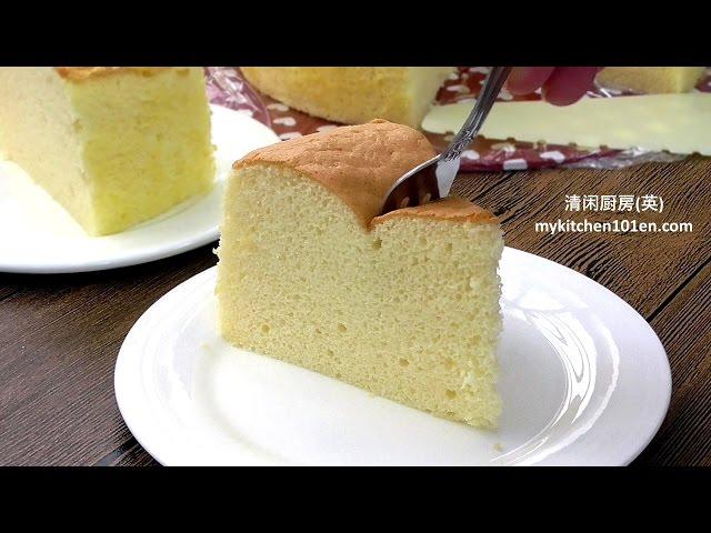 Basic Vanilla Sponge Cake | MyKitchen101en