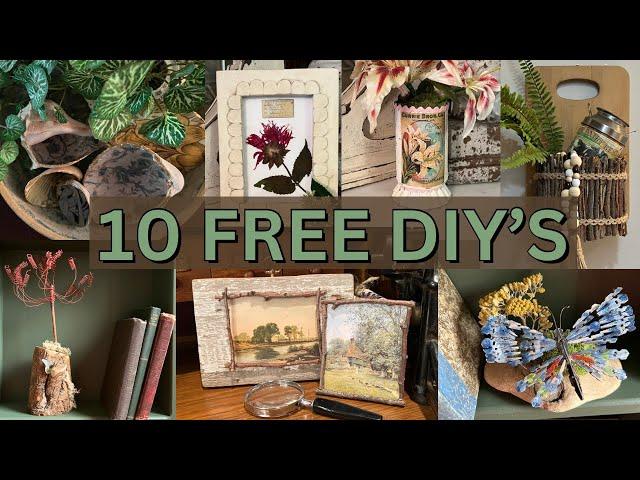 10 FREE & EASY DIY UPCYCLING PROJECTS USING STUFF FROM YOUR HOUSE & YARD