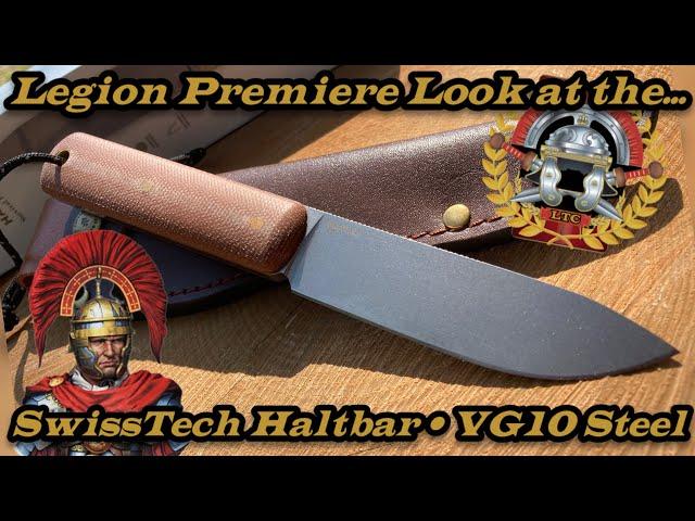 Legion Premiere Look at the Haltsbar Drop Point in VG10 Steel.