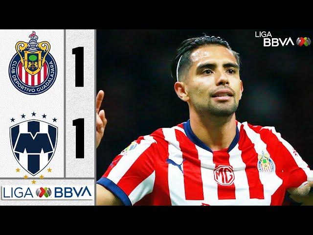 Chivas vs Monterrey 1-1 Resumen Y Goles Completo  Liga MX 2024 HD