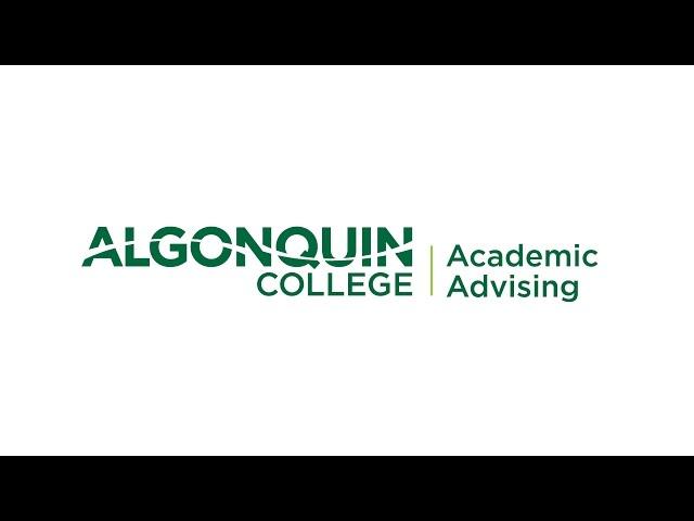 Academic Advising at Algonquin College