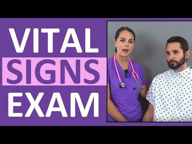 Vital Signs Nursing: Respiratory Rate, Pulse, Blood Pressure, Temperature, Pain, Oxygen