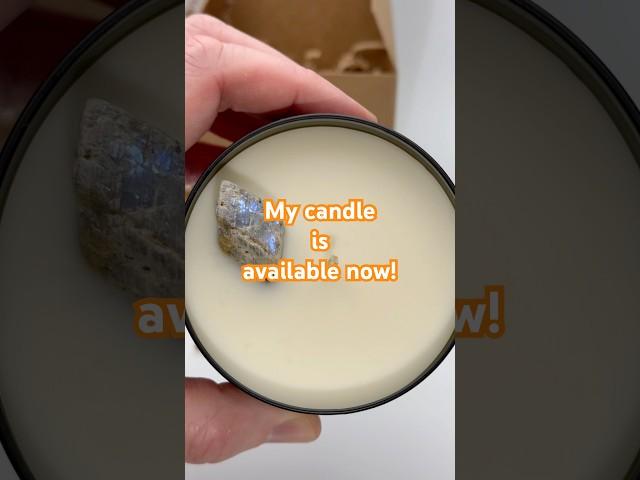 My new Northwoods Moon Candle available here ️ https://paparockzee.etsy.com #moonstone #candle