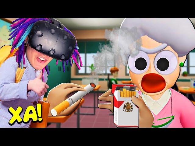 НЕПОСЛУШНЫЙ УЧЕНИК ПОКУРИЛ НА УРОКЕ! (Bad Boy Simulator VR)